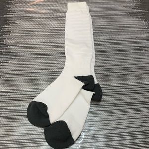 New Unknown Brand Compression Socks White&Grey S/M